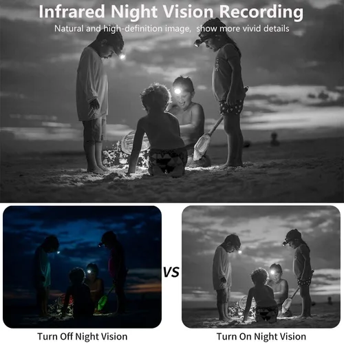 Miniatura 5 de Ordro Luz de visión nocturna IR LN-3 para mejorar la visibilidad de la cámara de disparo nocturno, cámara DSLR/ORDRO compatible con zapata caliente