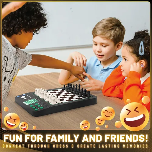 Miniatura 4 de iCore Juego de ajedrez electrónico - Enseña y juega con el tablero inteligente de ajedrez para computadora, ideal para principiantes y jugadores