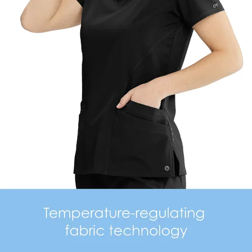 Miniatura 4 de Barco ONE - Top de 5 bolsillos con cuello en V para mujer elástico en 4 direcciones