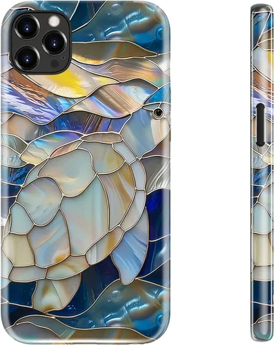 Miniatura 86 de LUHOURI Funda para iPhone 12 Mini, compatible con carga inalámbrica, doble capa, interior de silicona suave + carcasa exterior dura, bonito diseño
