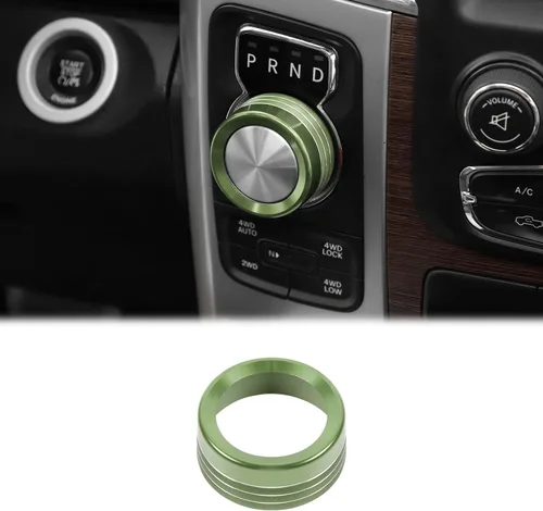 Miniatura 7 de Voodonala para Dodge RAM - Cubierta de perilla selectora de ajuste de interruptor de faro delantero de aluminio para Dodge RAM 2010-2017, accesorios