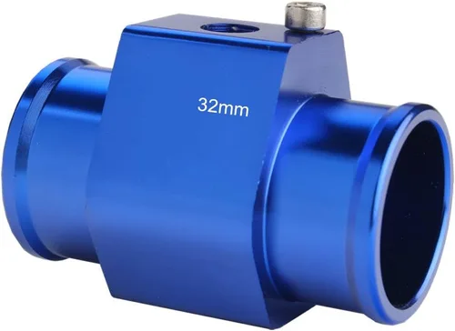 Miniatura 5 de Sensor del radiador de manómetro fabricado en aluminio, adecuado para 1 1/8 - 1 9/16 pulgadas, adaptador, dos abrazaderas para la manguera, 26 mm