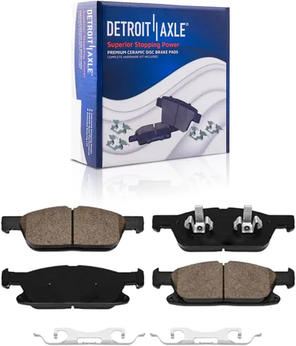 Miniatura 32 de Detroit Axle - Kit de freno delantero para Honda Element 2002-2004 CR-V 2003-2011 Pinza de freno de disco lateral del pasajero con soporte Pastillas