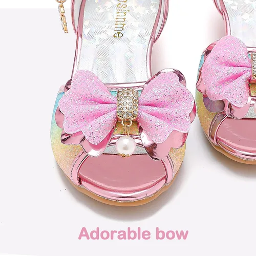 Miniatura 4 de Osinnme - Sandalias de boda para niña pequeña y grande