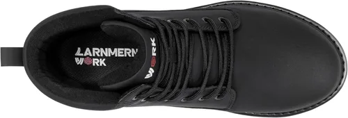 Miniatura 9 de LARNMERN Botas de trabajo con punta suave para hombre, impermeables, antideslizantes, para senderismo, tácticas, para motocicleta, botas Chukka de 6