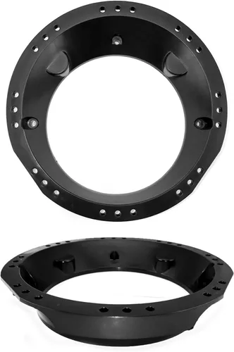 Miniatura 3 de Paquete de altavoces Harley 98-13: 2 altavoces coaxiales estéreo de automóvil Kicker de 6.5 pulgadas, 240 vatios, serie DS de 2 vías, anillos
