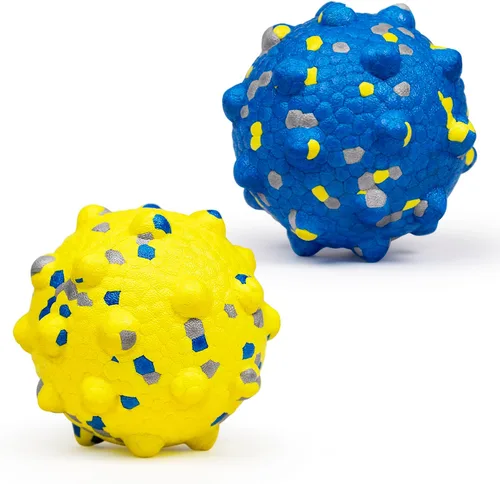 Miniatura 26 de Pelotas de tenis para perros Moonorange para masticadores agresivos, juguete interactivo indestructible, duradero, rebotador para perros, juego