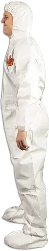 Miniatura 3 de Quest Barrierwear - Overol desechable para hombres y mujeres, traje protector para materiales peligrosos