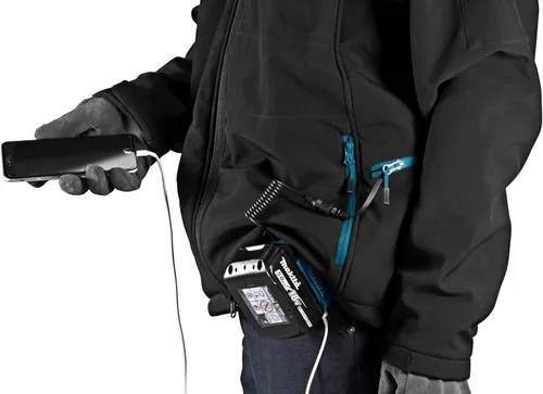 Miniatura 13 de Makita DCJ205ZM LXT Chaleco calefaccionado de 18 voltios, solo (negro, M), mediano