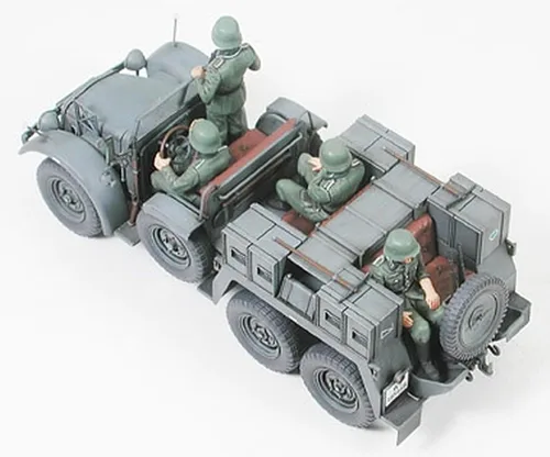 Miniatura 6 de Tamiya Modelos Krupp Protze Camión de remolque con kit de modelo Pak de 1.457 in