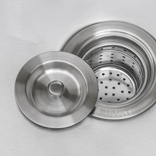 Miniatura 4 de Ruvati RVA1025 - Conjunto de drenaje para cesta de fregadero de cocina, acero inoxidable