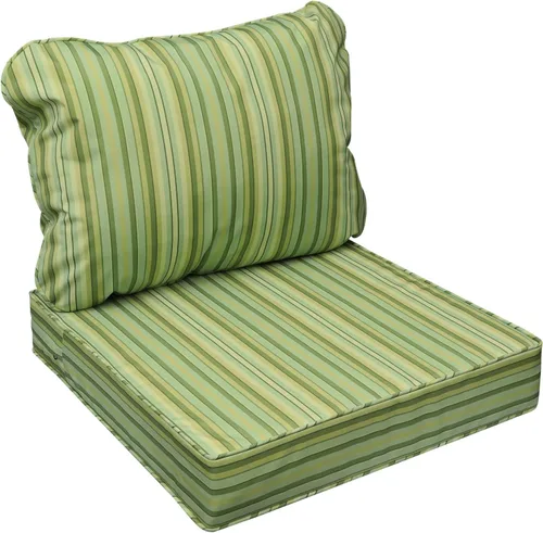Miniatura 45 de AAAAAcessories Cojines de asiento para exteriores, resistentes a la decoloración, cojines de repuesto impermeables para muebles de patio, 21 x 21 x