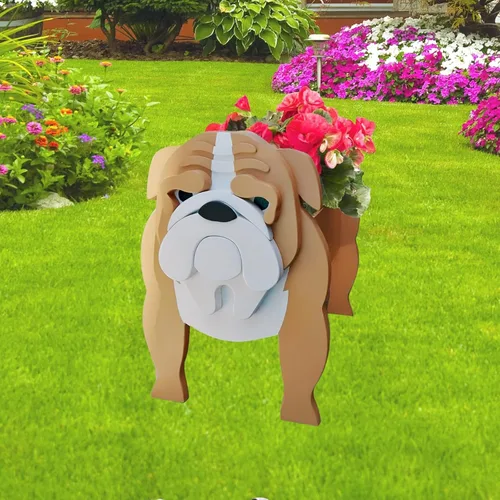 Miniatura 56 de Maceta de Perro English Springer Spaniel, Macetas de Plantas, Bonita Maceta de Jardín para Perros, Macetas de Perro Regalos de Cumpleaños