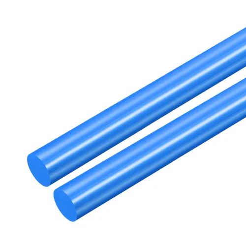 Miniatura 3 de uxcell Varilla redonda de plástico de 1/2 pulgada de diámetro y 20 pulgadas de longitud, varillas de polioximetileno, barras redondas de plástico