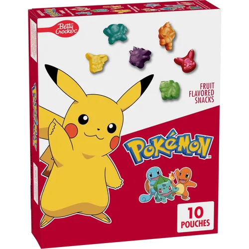 Miniatura 11 de Pokemon - Snacks con sabor a frutas, sin grasa y sin gluten, 17.6 onzas (22 bolsas)