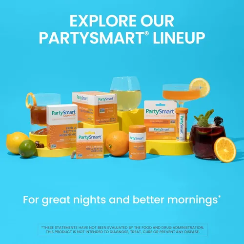 Miniatura 7 de Himalaya PartySmart, 10 Cápsulas Individuales - Apoyo al Hígado para la Descomposición del Alcohol para una Mejor Mañana Después de Beber - A Base