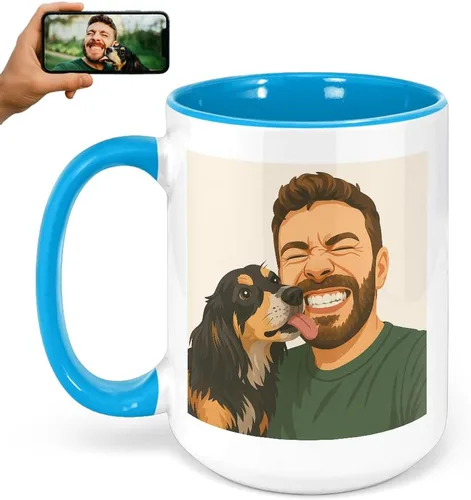 Miniatura 7 de Taza de café personalizada con foto, taza de cerámica personalizada de 11oz, taza de té con foto personalizada, idea única de regalo, Taza Café