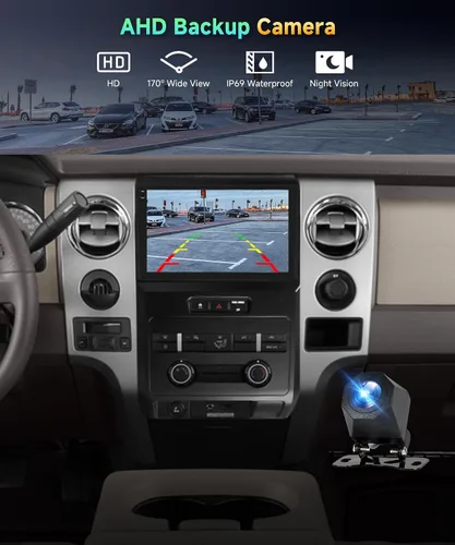 Miniatura 7 de Radio de coche 4G+128G para Ford F150 2008-2014 Estéreo de 9 pulgadas Pantalla táctil completa inalámbrica CarPlay/Android Auto Android 15 Bluetooth