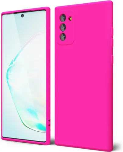 Miniatura 54 de oakxco Funda para teléfono Samsung Galaxy Note 20 Ultra de silicona líquida, bonita funda delgada y fina de goma suave TPU lisa y suave de gel