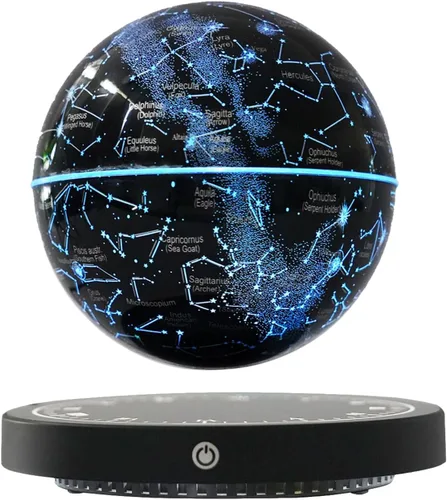 Miniatura 8 de Globo de levitación magnético con luz LED, globos flotantes, bola de constelación, luz nocturna, tecnología fresca, regalo educativo para niños