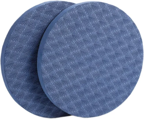 Miniatura 2 de Alfombrilla de yoga TPE para arrodillarse, almohadillas redondas y almohadilla cuadrada, cojín de asistencia de rodilla, portátil, codera, yoga