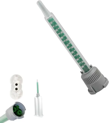 Miniatura 2 de 20 piezas de boquilla de mezcla de adhesivo epoxi, punta de mezclador de resina, aplicador de pistola adhesiva para 1.7 fl oz/1.7 oz (relación 1:1)
