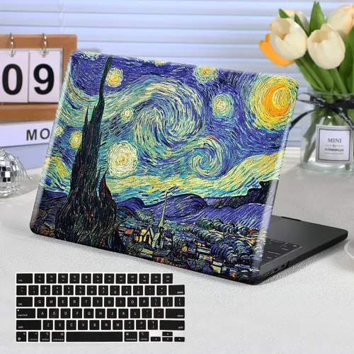 Miniatura 36 de Funut Compatible con Funda para MacBook Air de 13 Pulgadas, Funda Protectora de Plástico Duro Air 13.3 Sin Rayones Funda Rugosa