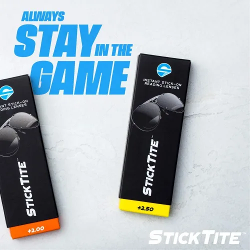 Miniatura 8 de StickTite Lenses Small 28mm stick-on bifocal lens, convert sunglasses into magnified bifocal reading glasses