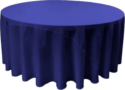 Miniatura 69 de LA Linen - Mantel redondo lavable de popelina de poliéster, resistente a manchas y arrugas, 51", mantel de tela para comedor, cocina, fiesta, Negro