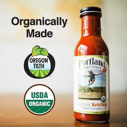 Miniatura 4 de Portland - Caja de regalo orgánica de ketchup de Portlandia Foods (14 onzas líquidas, paquete de 3) naturalmente sin gluten, vegana, sin OMG