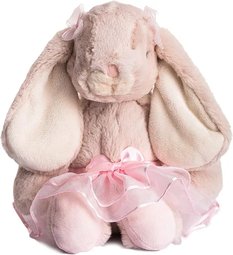 Miniatura 2 de DILLY DUDU Muñeca de conejo de peluche de bailarina/ballet de 10 pulgadas (Rosa)