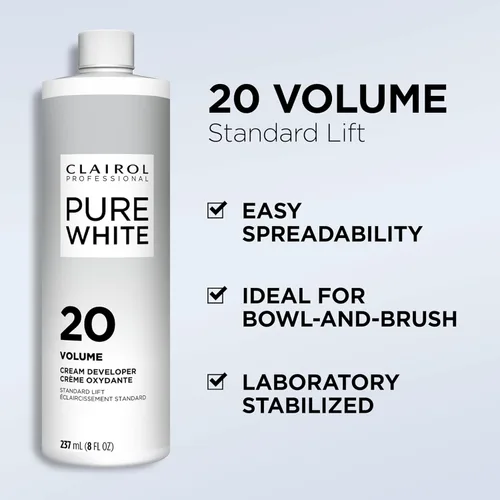Miniatura 3 de Clairol Professional Pure White 20 Volume Hair Developers for Lightening & Gray Coverage
