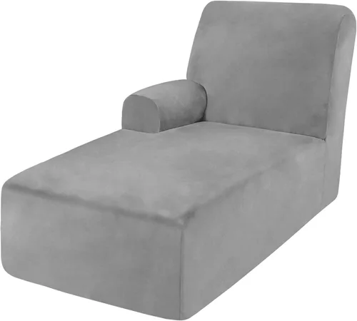 Miniatura 9 de ULTICOR Funda Adicional para Chaise (Gris Claro, Grande - Chaise Derecho)