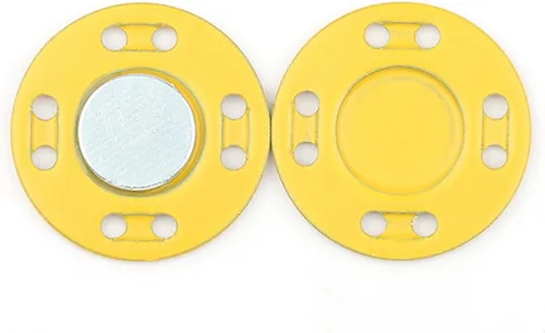 Miniatura 27 de Juego de 6 botones magnéticos, suministros de costura, hebilla magnética de metal, 3 pares de botones invisibles a presión para ropa, abrigo, Verde