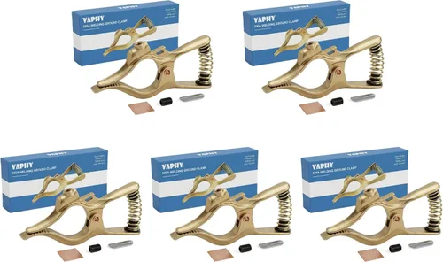 Miniatura 7 de Pinza de tierra para soldadura de 300 amperios estilo T de latón