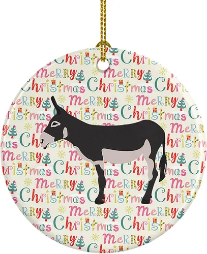 Miniatura 113 de Caroline's Treasures Adorno de cerámica de avestruz común para árbol de Navidad, decoración colgante para el hogar, Navidad, vacaciones, fiesta