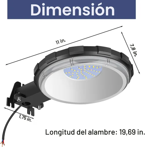 Miniatura 5 de Karjoefar - Luz LED de granero, iluminación del atardecer al amanecer para exteriores con 100 W 10000 lm 5000 K luz diurna, luces de inundación