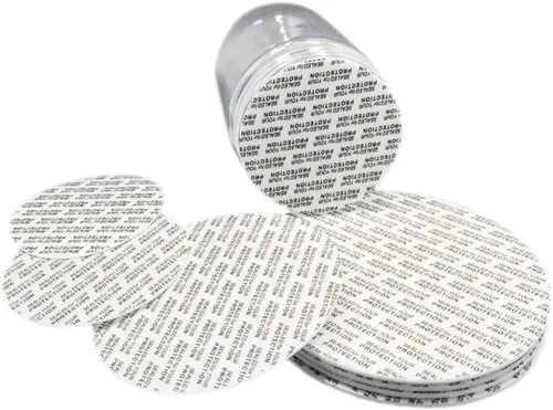 Miniatura 6 de NANSHINE 500 piezas de sellos activados por presión de 0.79 pulgadas (0.787 in), forros de tapas, insertos de sellado de espuma para frascos