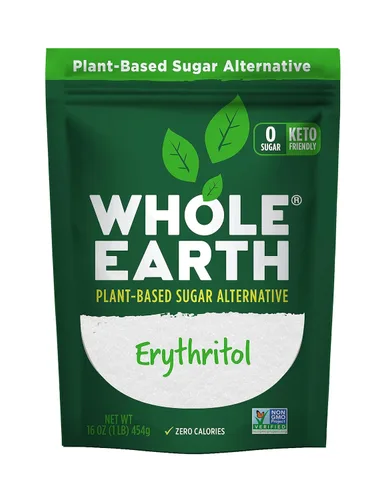 Miniatura 11 de Whole Earth Sweetener Company Alternativa de azúcar cero calorías a base de plantas, 100% eritritol, 64 onzas.