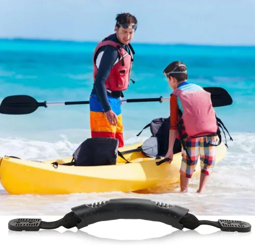 Miniatura 6 de Boncas Asas de transporte de kayak, resistente kit de accesorios de repuesto para kayaks, maleta, equipaje Mango lateral-4PK