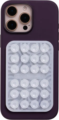 Miniatura 13 de OCTOBUDDY Classic MAX - Funda adhesiva de silicona con succión para teléfono - Manos libres, soporte de agarre fuerte para selfies y videos - Jay