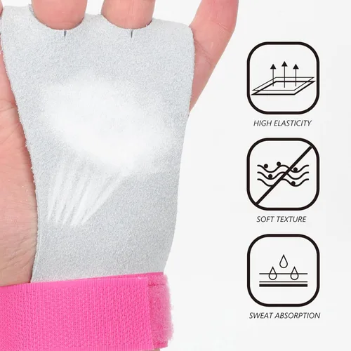 Miniatura 2 de Yardwe 5 pares de guantes de gimnasia para levantamiento de pesas, guantes de gimnasio para hombres, guantes de gimnasio para hombres, niños,