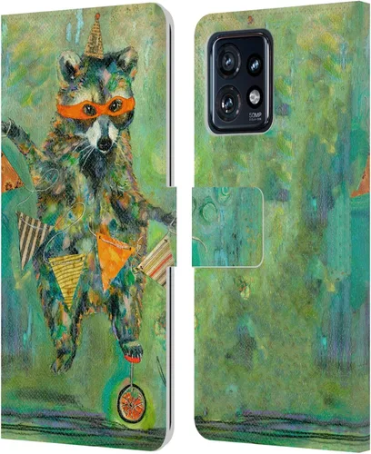 Miniatura 11 de Head Case Designs Officially Licensed Wyanne Quiet Creative Animals 2 Leather Book Wallet Case Cover Compatible with Motorola Moto Edge 40 Pro
