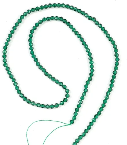 Miniatura 4 de Adabele GH3R-10 - 230 piedras preciosas curativas de jade verde esmeralda natural de 0.12 pulgadas (0.118 in) pequeñas y pequeñas cuentas sueltas