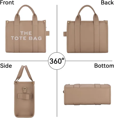 Miniatura 4 de charlore The Leather Tote Bag For Women, Womens Tote Bags with zipper,Can shouldercrossbody,Handbag