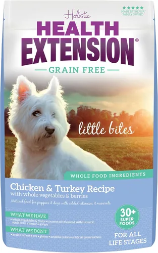Miniatura 14 de Health Extension Fórmula Little Bites de Croquetas Pequeñas de Búfalo y Pescado Blanco Sin Granos con Más de 30 Superalimentos y Probióticos