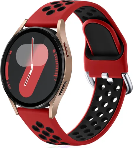 Miniatura 15 de Lerobo Bandas Compatibles con Samsung Galaxy Watch 7 6 5 4 Banda/5 Pro/Active 2 Bandas de Reloj 40mm 44mm, Banda de Reloj 4 6Classic 46mm 42mm, B
