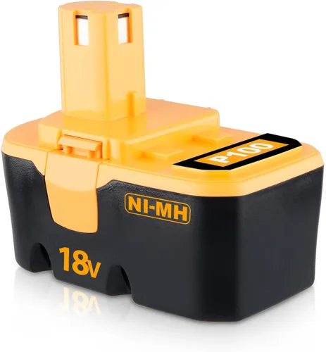 VANTTECH Reemplazo de batería P100 de 18 V Ni-Mh de 4.8 Ah para batería Ryobi de 18 V P100 P101 ABP1801 ABP1803 BPP1820 compatible con herramientas