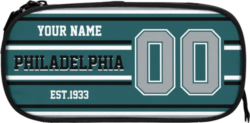 Miniatura 36 de Estuche de lápices personalizado Arizona con número de nombre, caja de lápices personalizada estilo fútbol, estuche de bolígrafo personalizado