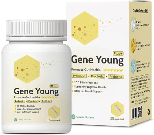Synbiotic for Gut Health | Prebiótico diario 3 en 1, probiótico, postbiótico para la salud digestiva, hinchazón y apoyo inmunológico | 30 cápsulas